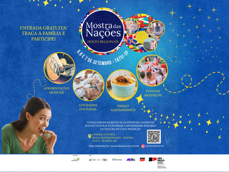 Mostra das Nações Doces Regionais Tatui-SP