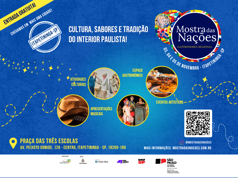 Mostra das Nações Gatronomia regional Itapetininga-SP