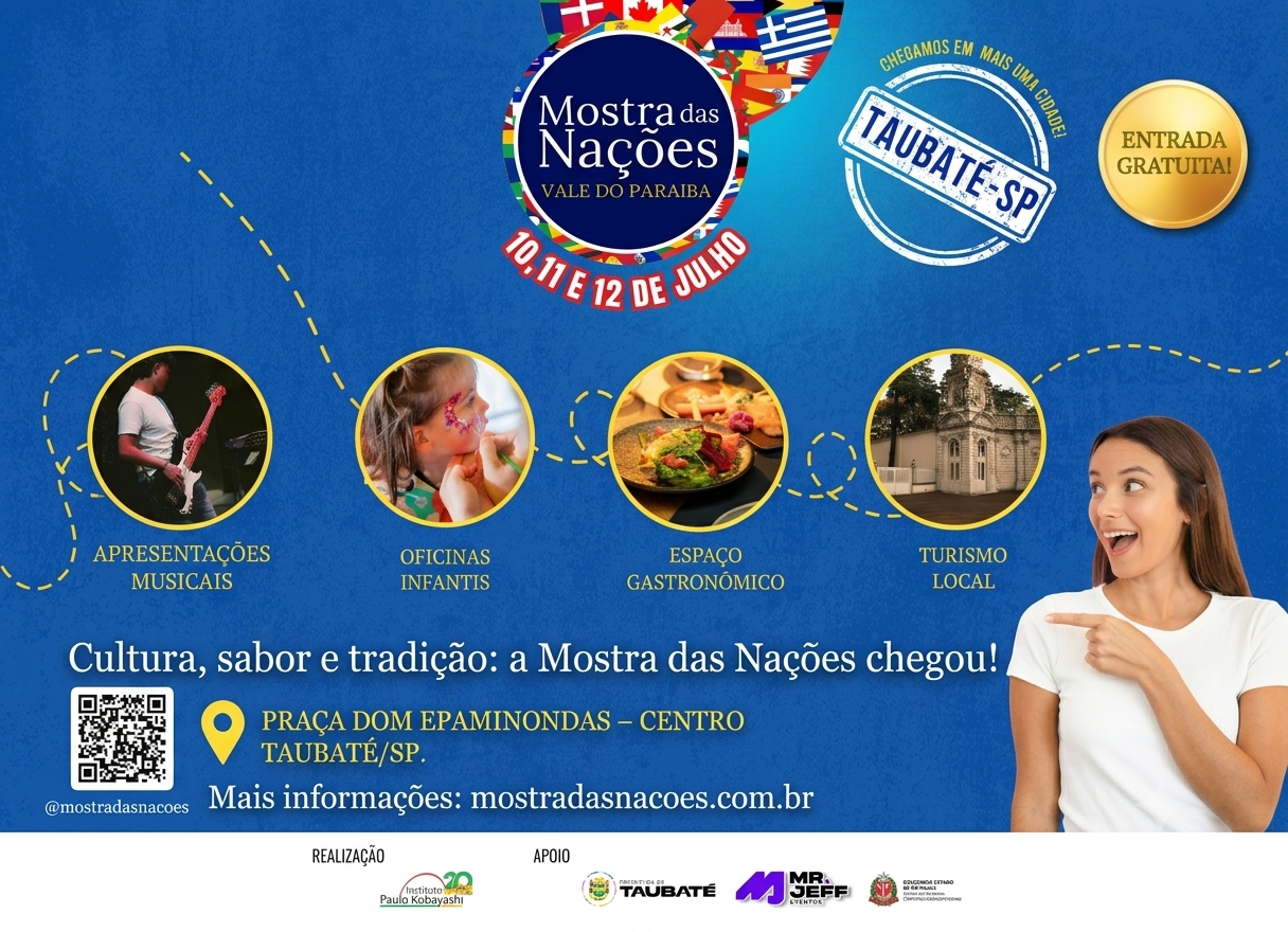 Mostra das Nações Vale do Paraíba Taubaté 2026